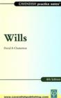 Practice Notes on Wills - Book