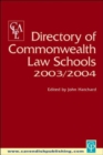 Directory of Commonwealth Law Schools 2003-2004 - Book