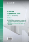 RIBA Concise Agreement 2010 (2012 Revision): Architect - Book