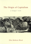 The Origin of Capitalism : A Longer View - Book