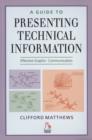 A Guide to Presenting Technical Information - Book