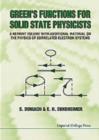 Green's Functions For Solid State Physicists - Book