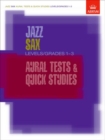 Jazz Sax Aural Tests & Quick Studies Levels/Grades 1-3 - Book