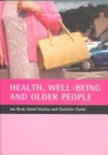 Health, well-being and older people - Book
