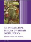 An intellectual history of British social policy : Idealism versus non-idealism - Book
