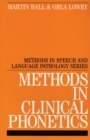 Methods in Clinical Phonetics - Book