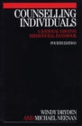 Counselling Individuals : A Rational Emotive Behavioural Handbook - Book