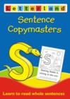 Sentence Copymasters - Book