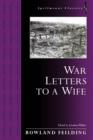 War Letters to a Wife - Book