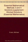 Essential Mathematical Methods 3 and 4 Solutions supplement - Book