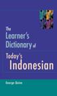 The Learner's Dictionary of Today's Indonesian - Book
