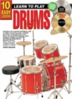 10 Easy Lessons Learn To Play : Drums - Book