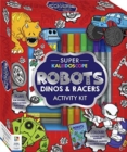 Super Kaleidoscope Activity Kit Robots Dinos and Racers - Book