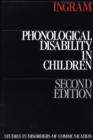 Phonological Disability in Children - Book