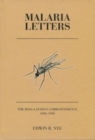 Malaria Letters : The Ross-Laveran Correspondence, 1896-1908 - Book