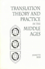 Translation Theory and Practice in the Middle Ages - Book