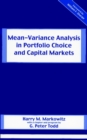 Mean-Variance Analysis in Portfolio Choice and Capital Markets - Book