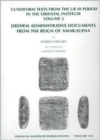 Cuneiform Texts from the Ur III Period in the Oriental Institute, Volume 2 : Drehem Administrative Documents from the Reign of Amar-Suena - Book