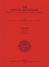 Hittite Dictionary of the Oriental Institute of the University of Chicago. Volume S, fascicle 3 - Book