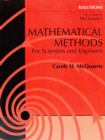 Student Solutions Manual for Mathematical Methods for Scientists and Engineers - Book