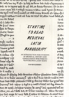 Starting to Read Medieval Latin Manuscript : An Introduction for Students of Medieval History and Genealogists Who Wish to Venture into Latin Texts - Book