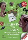 Learning to Learn : Making Learning Work for All Students - Book