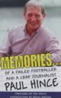 Memories : . . . of a Failed Footballer & a Crap Journalist - Book