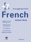 So You Really Want to Learn French Book 3 Answer Book - Book