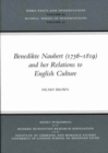 Benedikte Naubert (1756-1819) and her Relations to English Culture - Book