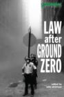 Law after Ground Zero - Book