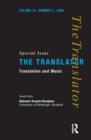 Translation and Music - Book