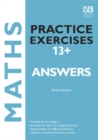 Maths Practice Exercises 13+ Answer Book : Practice Exercises for Common Entrance Preparation - Book
