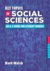 Key Topics in Social Sciences : An A-Z guide for student nurses - Book