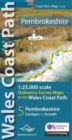 Pembrokeshire Coast Path Map Guide : 1:25,000 scales Ordnance Survey mapping for the Pembrokeshire section of the Wales Coast Path - Book