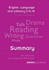 English, Language and Literacy 3 to 19: Principles and Proposals - Summary - Book