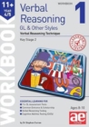 11+ Verbal Reasoning Year 4/5 GL & Other Styles Workbook 1 : Verbal Reasoning Technique - Book