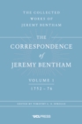 The Correspondence of Jeremy Bentham, Volume 1 : 1752 to 1776 - eBook