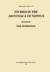 Studies in the Dionysiaca of Nonnus - eBook