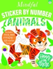 Mindful Sticker by Number Animals - Book