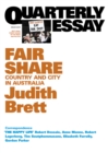 Quarterly Essay 42 Fair Share : Country and City in Australia - eBook