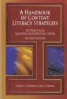 A Handbook of Content Literacy Strategies : 125 Practical Reading and Writing Ideas - Book