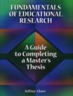 Fundamentals of Educational Research : A Guide to Completing a Master's Thesis - Book