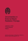 Uncertainties in External Beam Radiation Therapy - Book
