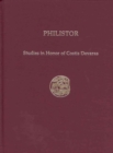 Philistor : Studies in Honor of Costis Davaras - Book