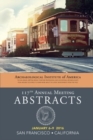 Archaeological Institute of America 117th Annual Meeting Abstracts, Volume 39 - Book