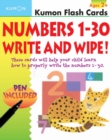 Numbers 1-30 Write & Wipe Flash Cards - Book