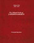 The Collected Works of J.Krishnamurti  - Volume Xvii 1966-1967 : The Beauty of Death - Book
