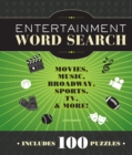 Entertainment Word Search : Movies, Music, Broadway, Sports, TV & More - Book