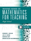 Making Sense of Mathematics for Teaching High School : Understanding How to Use Functions - eBook