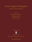 Ancient Egyptian Biographies : Contexts, Forms, Functions - eBook